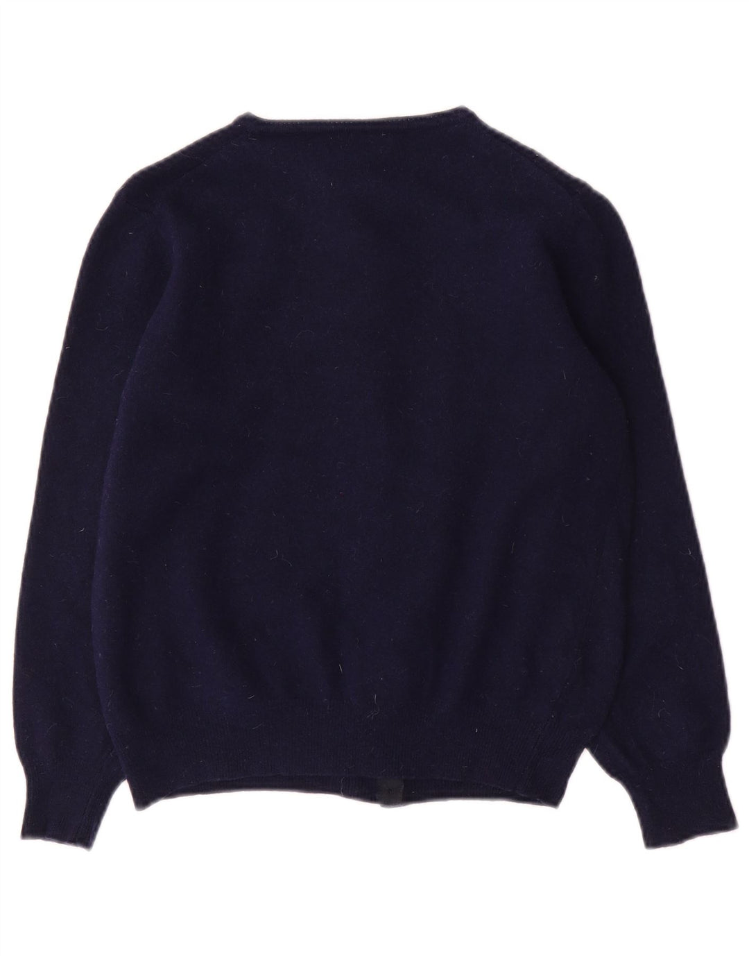 BENETTON Pige Cardigan Sweater 15-16 år Lille marineblå uld