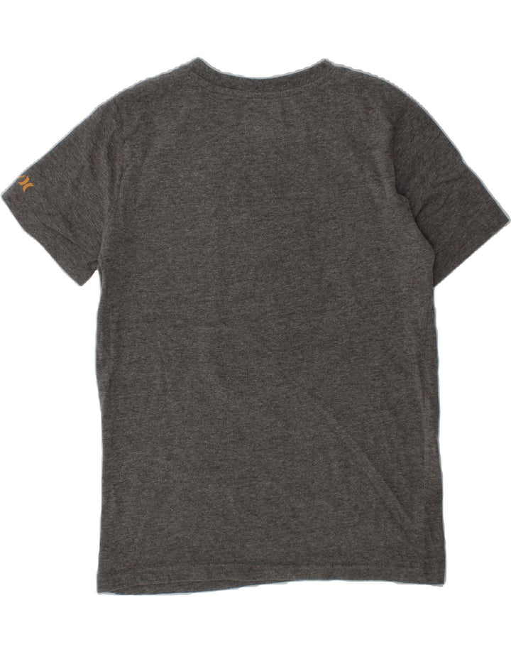 HURLEY Boys Graphic T-Shirt Top 10-11 Years Medium  Grey Vintage Hurley and Second-Hand Hurley from Messina Hembry 