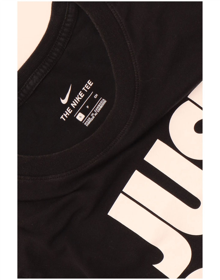 Nike grafisk T-shirt top til mænd, lille sort