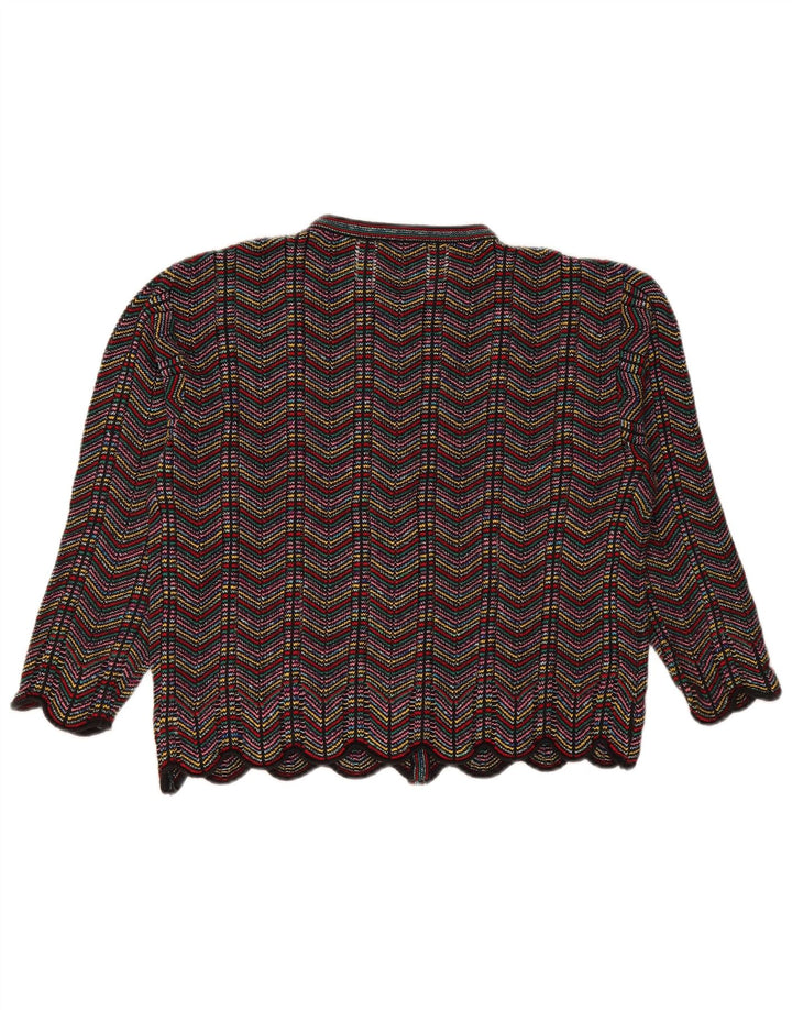 College By Marcazzani Womens Cardigan Sweater UK 14 Medium Multicolored