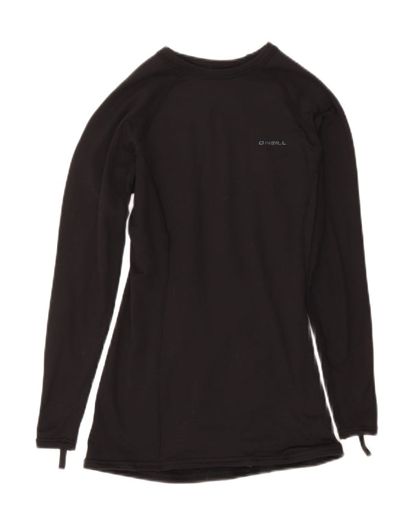 O'Neill Womens Performance Fit Top Langærmet UK 14 Stor sort nylon