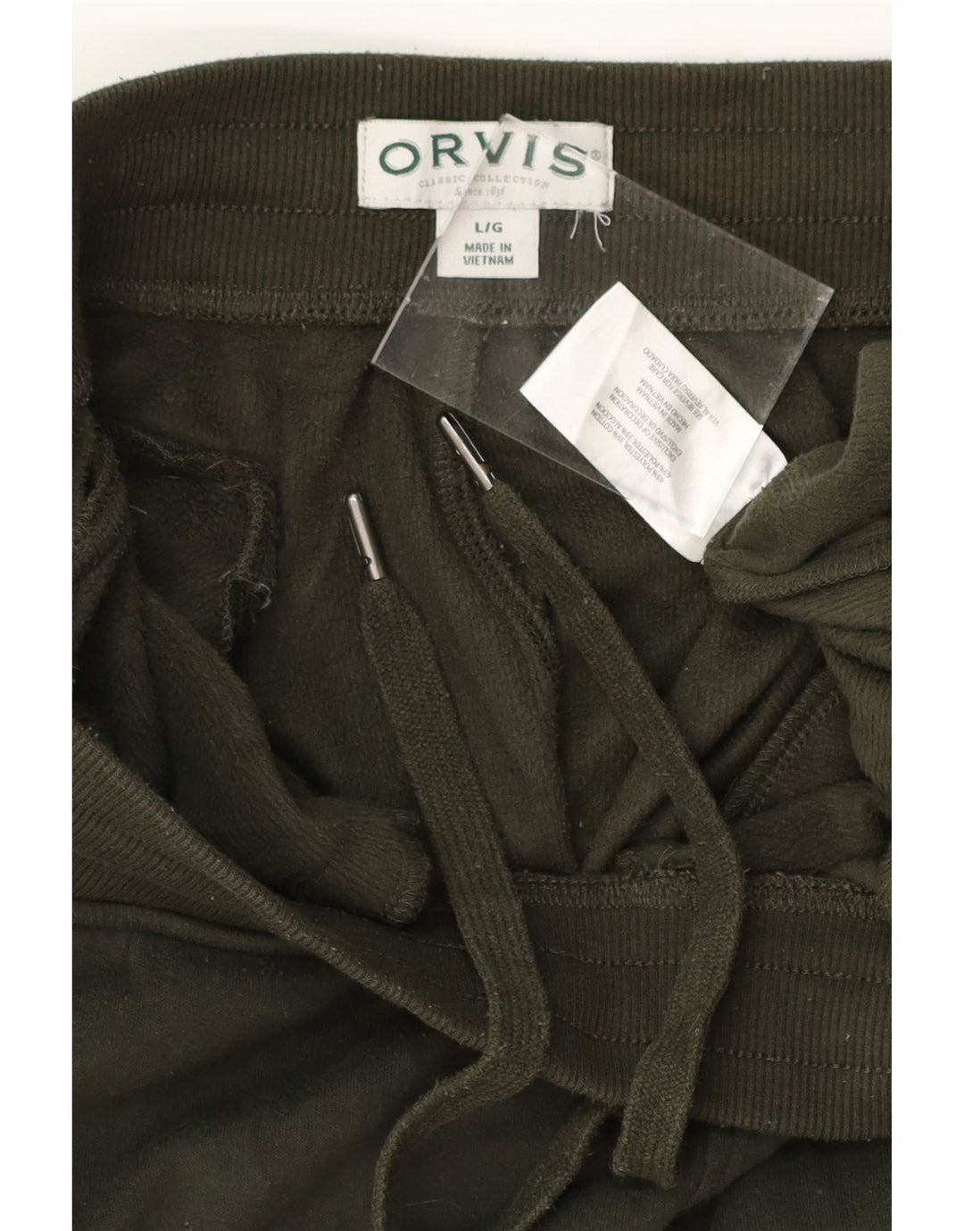 ORVIS Mens Tracksuit Trousers Joggers Large  Green Polyester Vintage Orvis and Second-Hand Orvis from Messina Hembry 