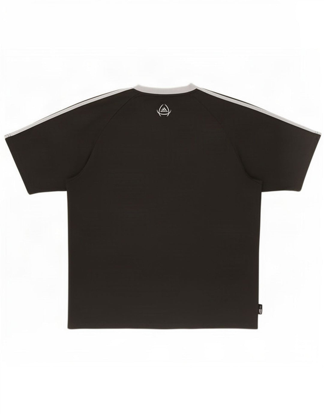 Adidas Herre Climalite T-Shirt Top Stor Sort Colourblock Polyester