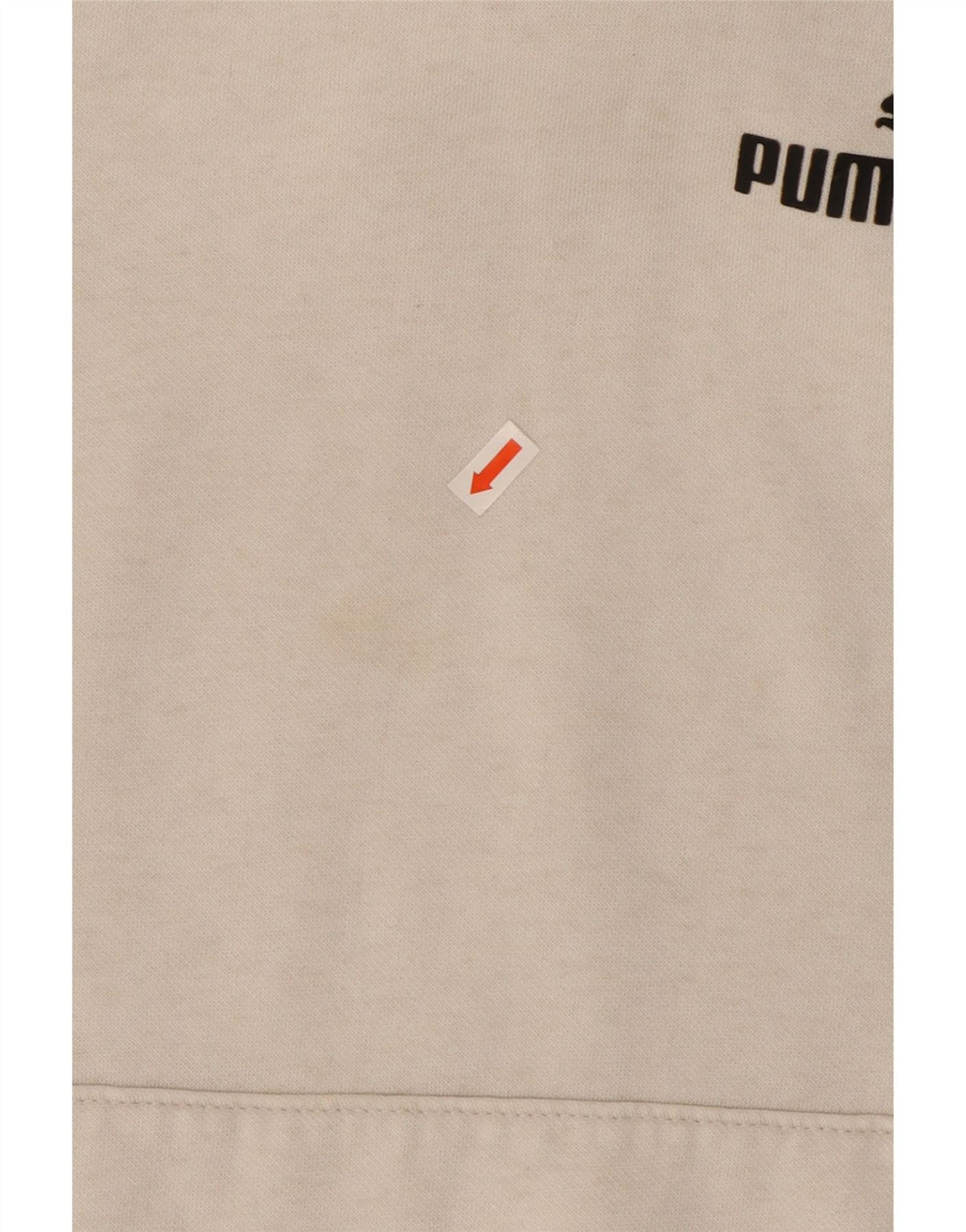Puma hættetrøje til kvinder UK 12 Medium White Polyester