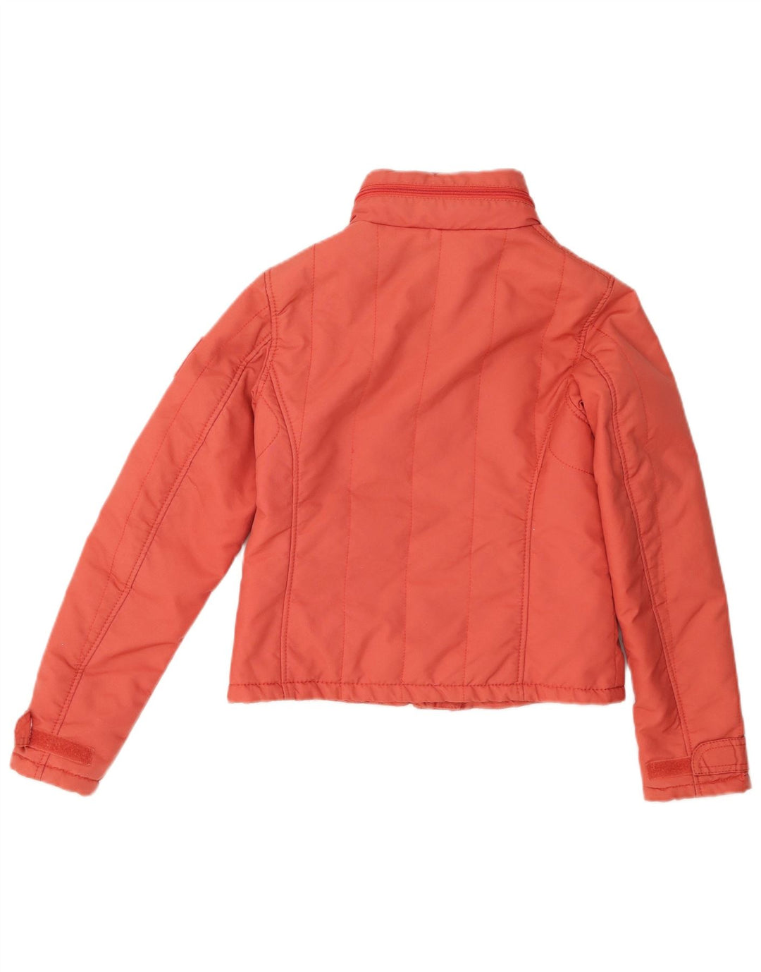 Refrigue Womens Crop Polstret hættejakke UK 10 Small Orange Nylon