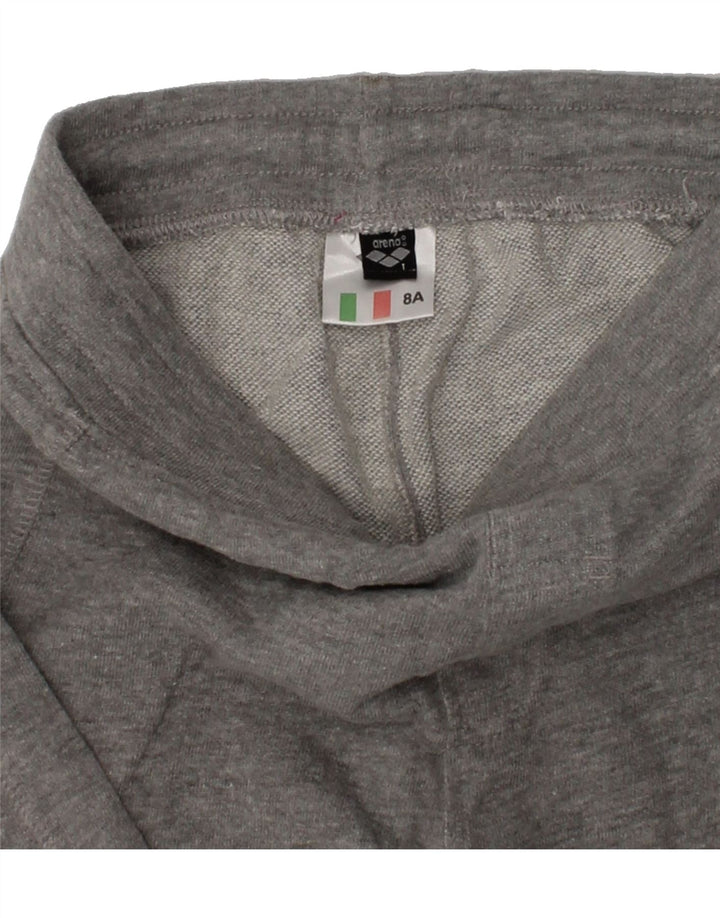 ARENA Boys Tracksuit Trousers Joggers 7-8 Years Grey Cotton | Vintage Arena | Thrift | Second-Hand Arena | Used Clothing | Messina Hembry 