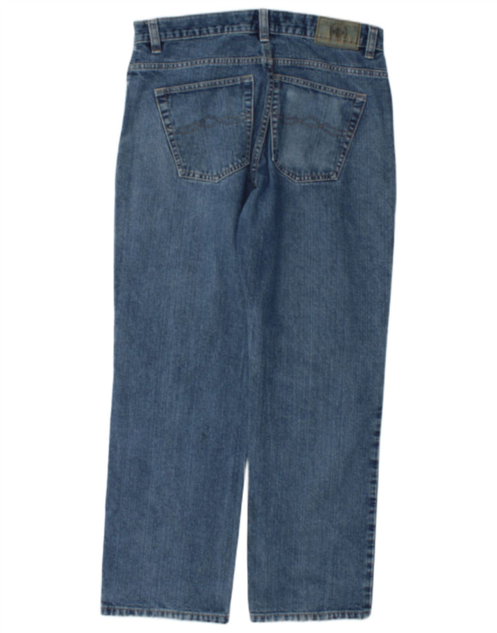 Jinglers Straight Jeans til mænd W34 L30 blå bomuld