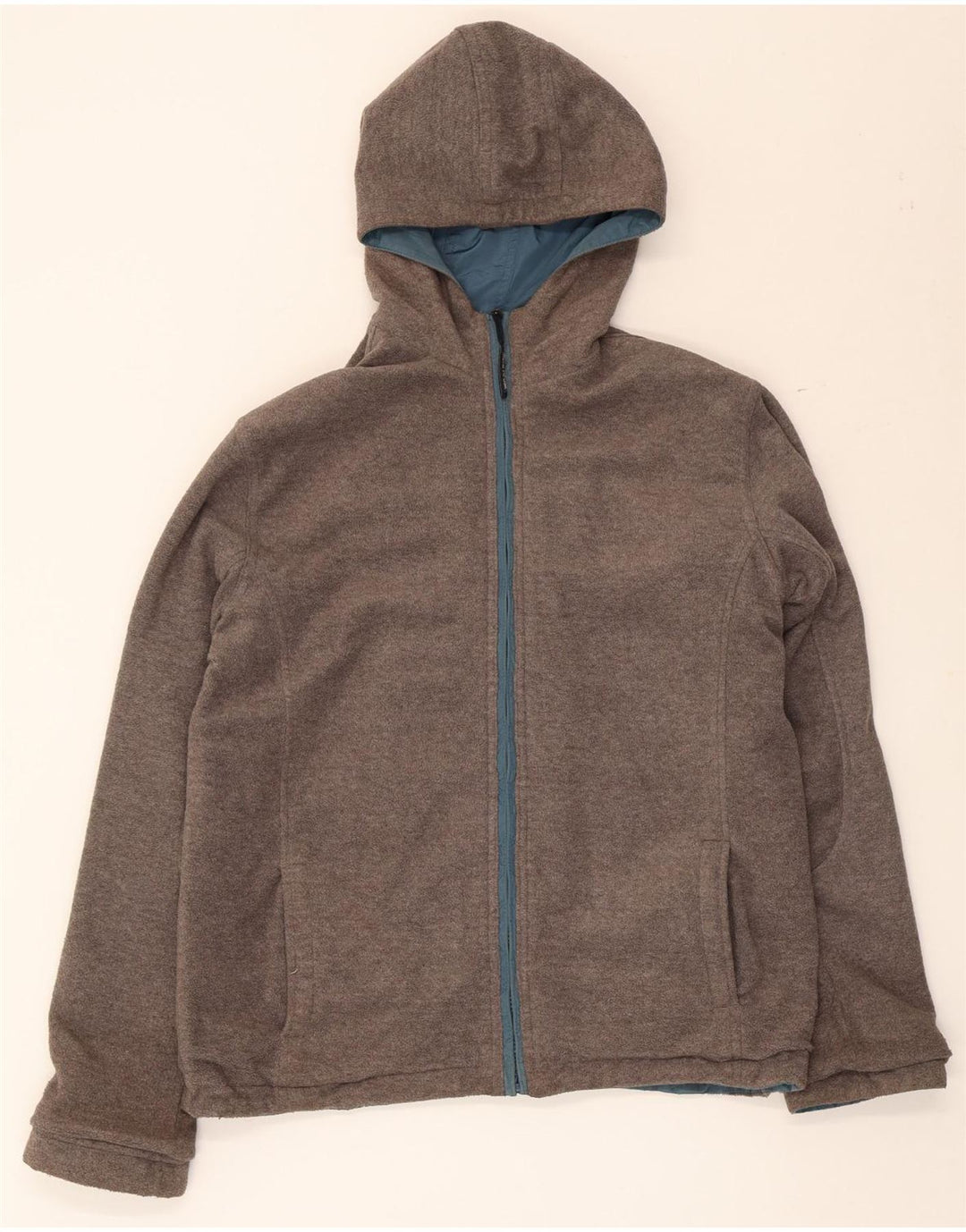 Woolrich Boys Hætte Vendbar Jakke 13-14 År Blå Nylon
