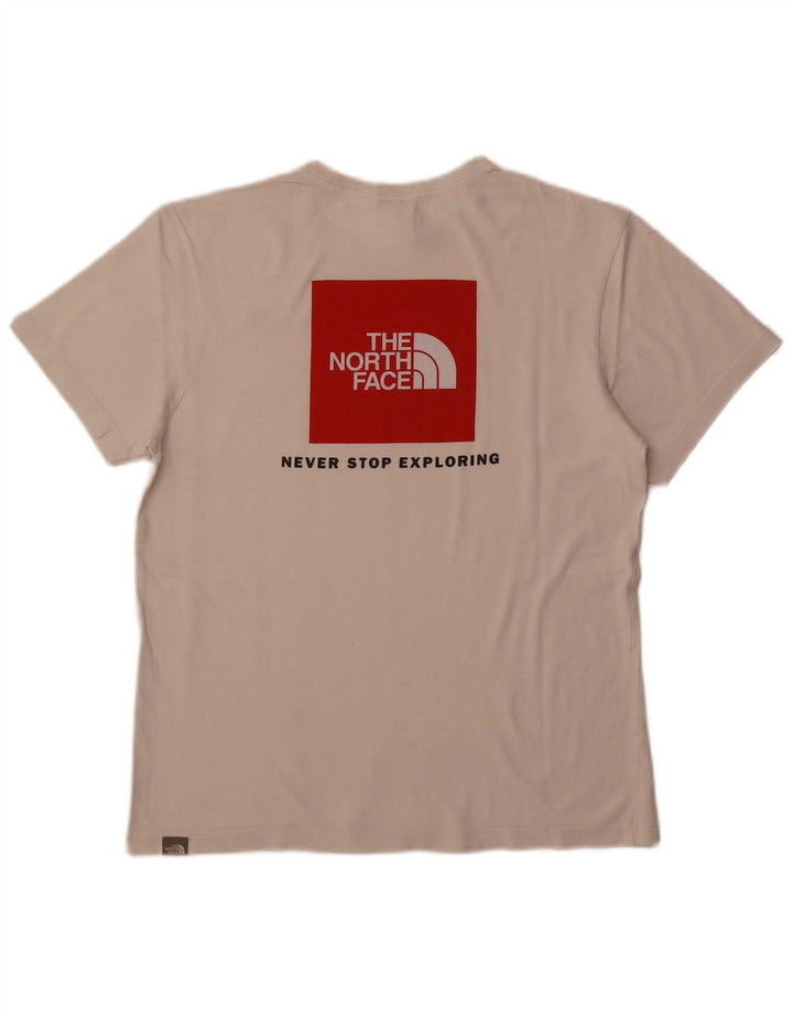 The North Face Herre Grafisk T-Shirt Top Medium White