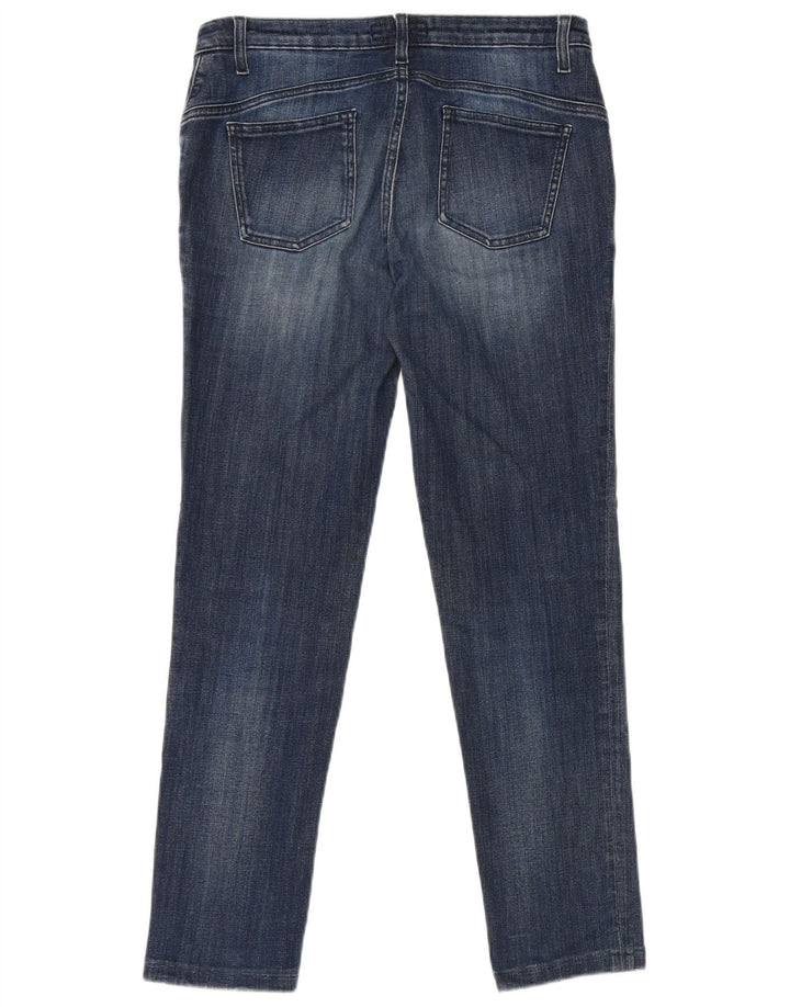 Trussardi Dame Slim Jeans W28 L28 Blå Bomuld