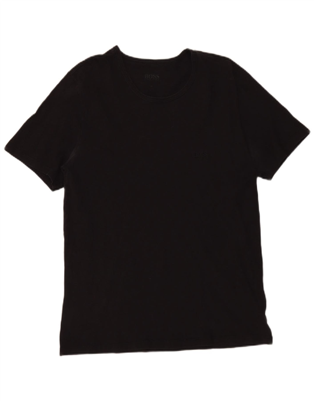 Hugo Boss Herre T-Shirt Top XL Sort Elastan