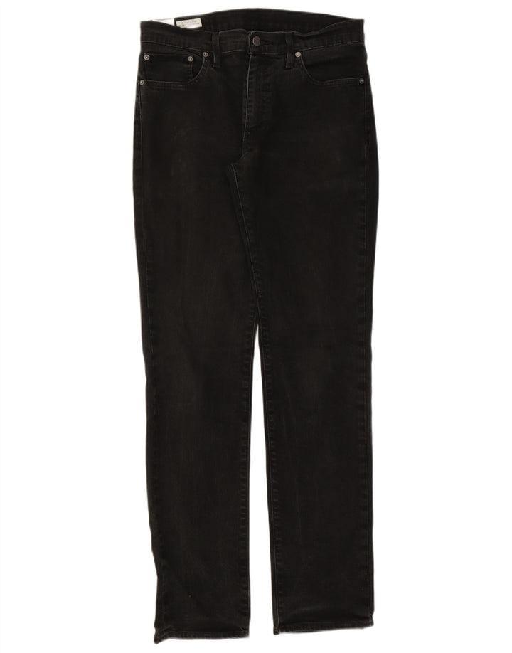 Levi's Herre 512 Slim Tapered Jeans W32 L34 Sort Bomuld