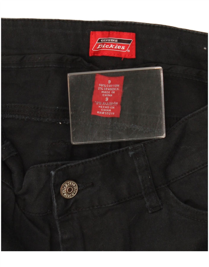 Dickies Dame Slim Jeans US 9 Medium W30 L30 Sort Bomuld
