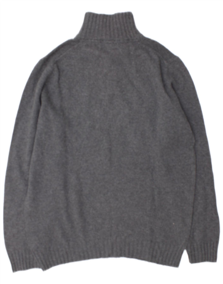 North Sails Herre Button Neck Jumper Sweater 2XL Grå Uld