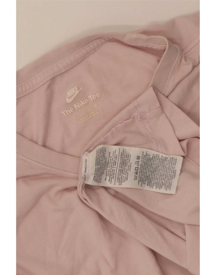 Nike T-shirt top til mænd XL Pink bomuld