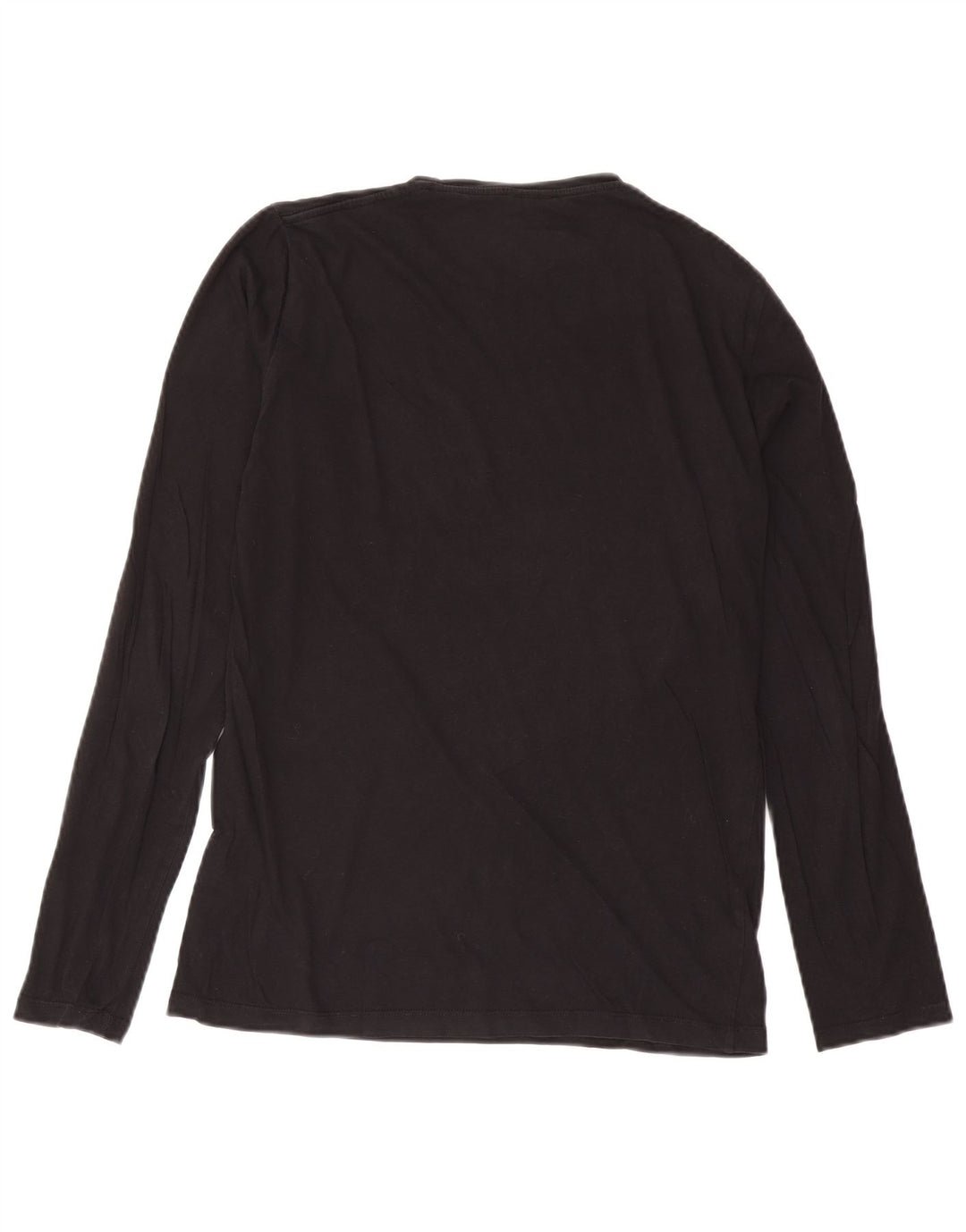 Trussardi Jeans Herre Grafisk Top Langærmet Medium Sort Bomuld