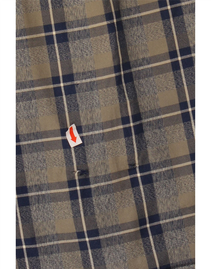 J. Crew Herre Slim Fit skjorte Stor flerfarvet ternet bomuld