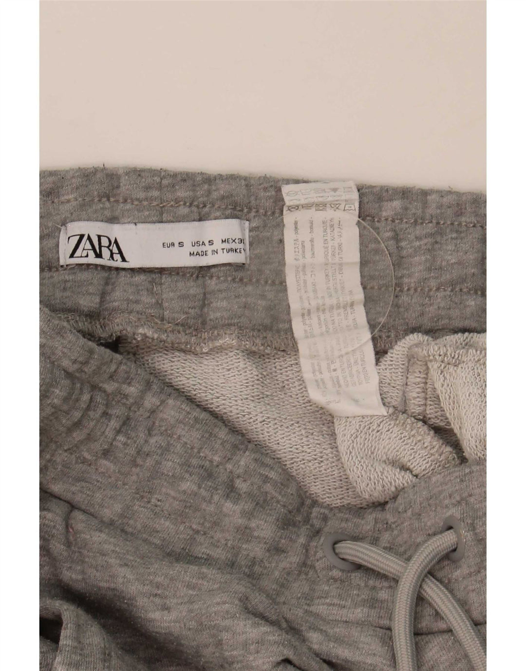 Zara træningsdragt til kvinder Joggers UK 8 Small Grey Polyester