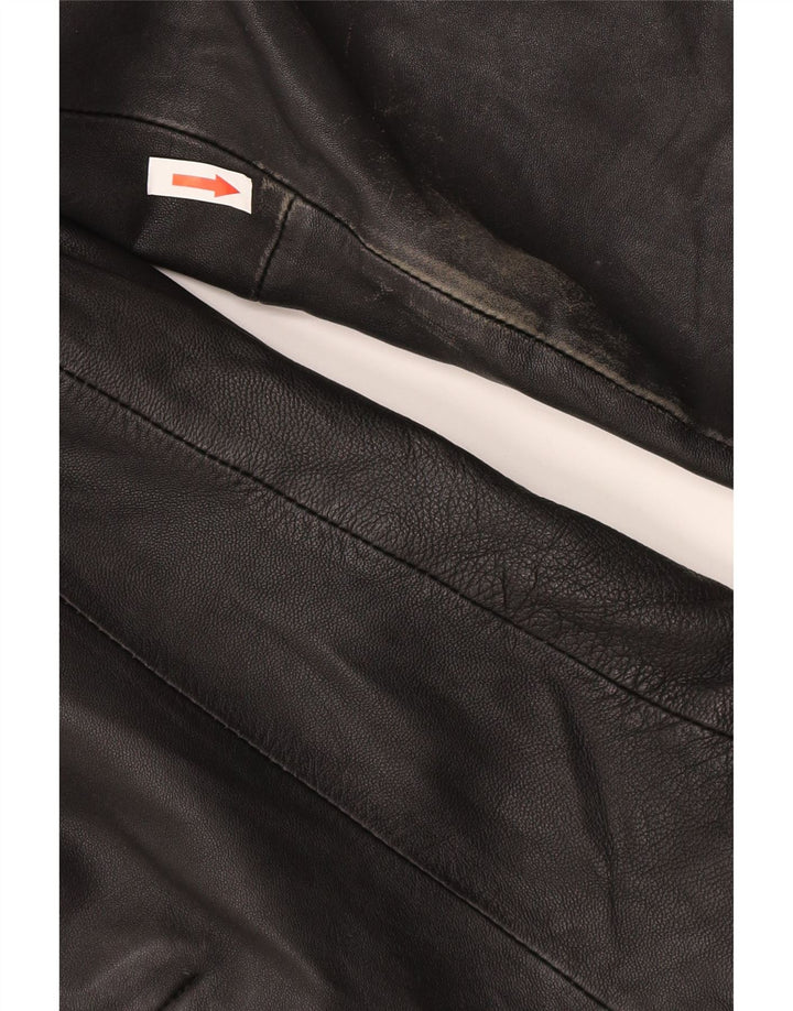 Calvin Klein Dame 1 Knap Blazer Jakke UK 12 Medium Sort Klassisk