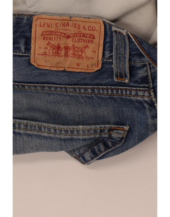 Levi's Standard Straight Jeans til mænd W32 L34 Blå