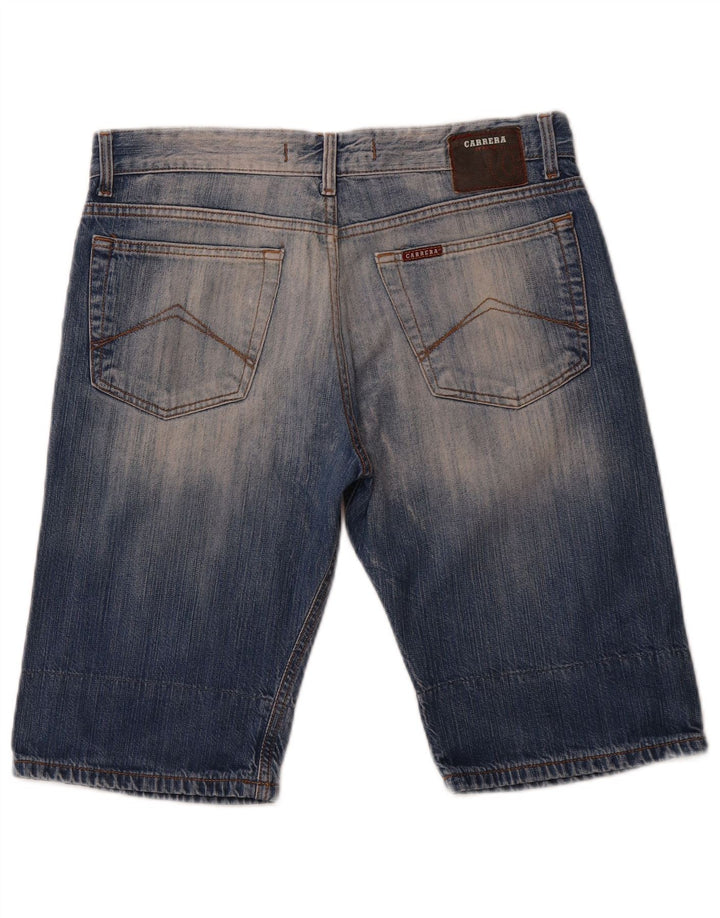 CARRERA Distressed Denim Shorts til mænd IT 48 Medium W33 Blå Bomuld