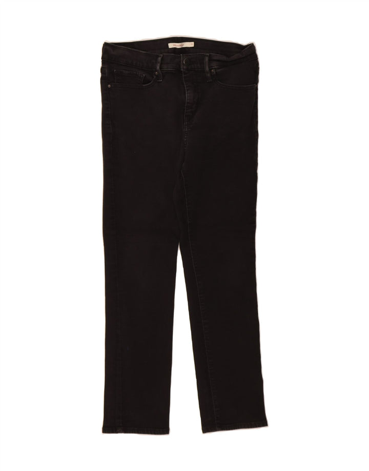 LEVI'S Womens 312 Shaping Slim Jeans  W31 L28 Black Cotton Vintage Levi's and Second-Hand Levi's from Messina Hembry 