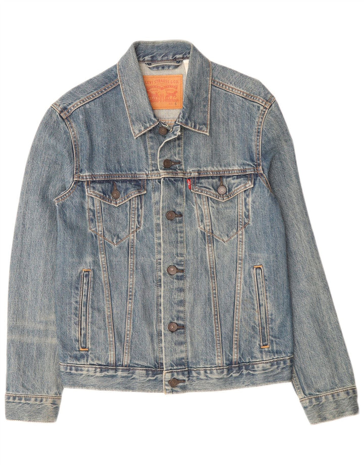 Levi's Herre denimjakke UK 36 Lille blå bomuld