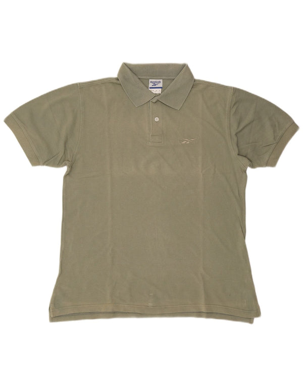 Reebok Poloshirt til mænd Medium Khaki Bomuld