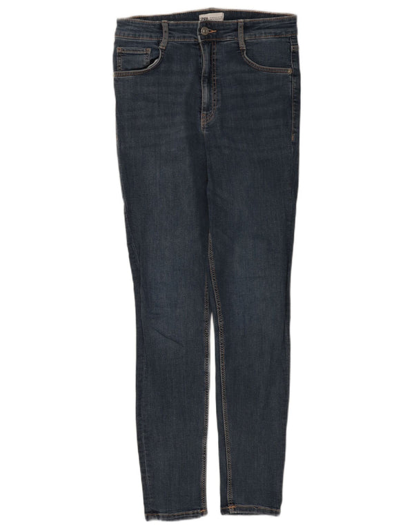 Zara Dame Skinny Jeans EU 40 Medium W30 L30 Blå Bomuld