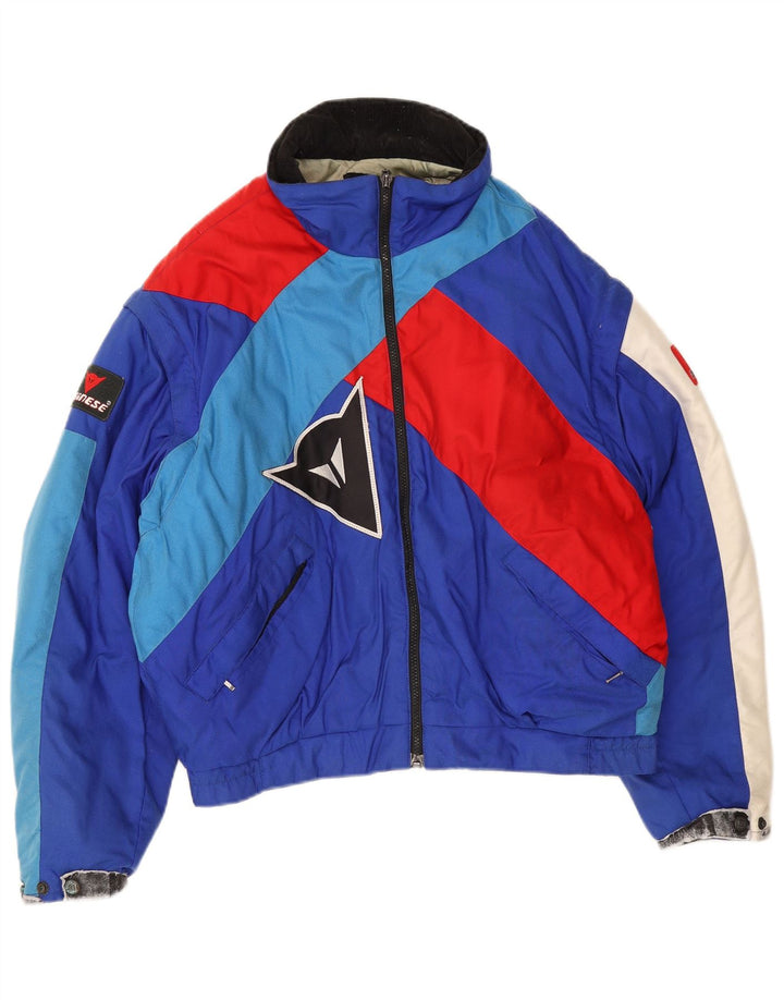 Dainese Herre Graphic Racer Jacket Størrelse 54 Large Blue Colourblock