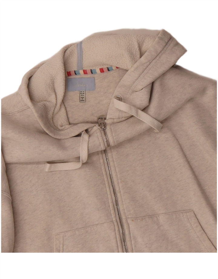 Joules Dame Oversized Hættetrøje Sweater UK 10 Small Beige Polyester