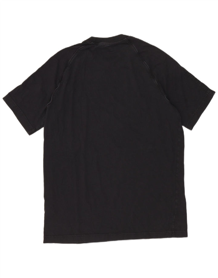 Adidas Herre T-Shirt Top Medium Sort Bomuld