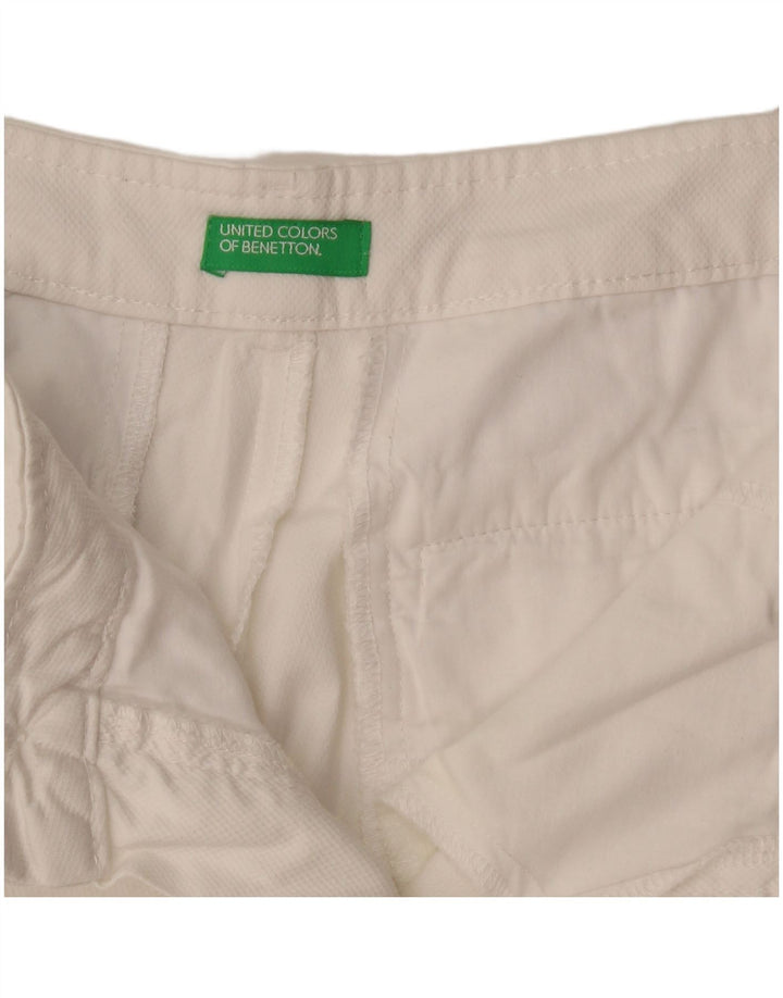 Benetton Dame Slim Chino Bukser W29 L26 Hvid