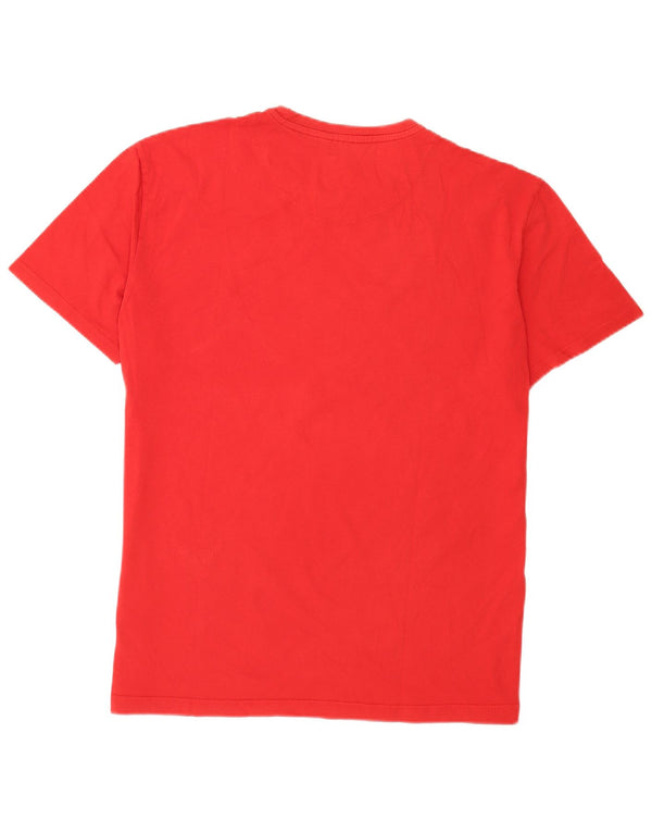 Harmont & Blaine Herre Regular Fit grafisk T-shirt top 3XL rød bomuld