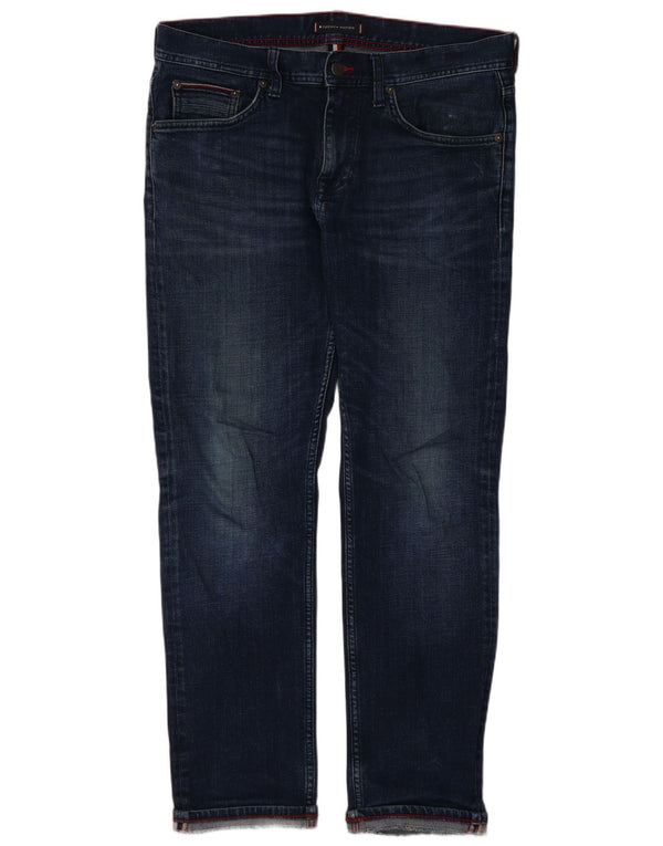 Tommy Hilfiger Dame Bleecker Slim Jeans W13 L28 Blå Bomuld