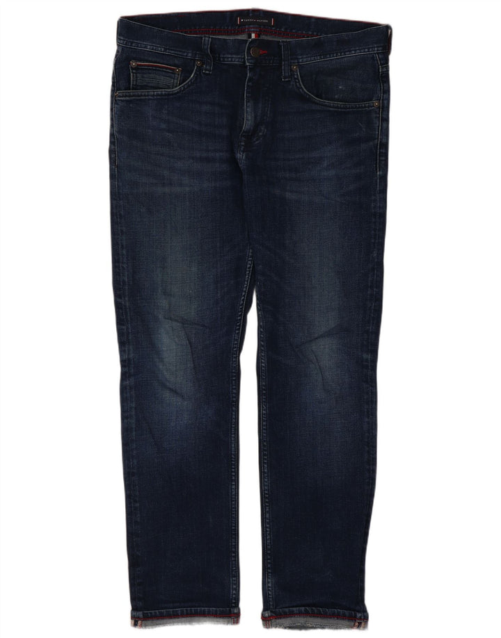 Tommy Hilfiger Dame Bleecker Slim Jeans W13 L28 Blå Bomuld
