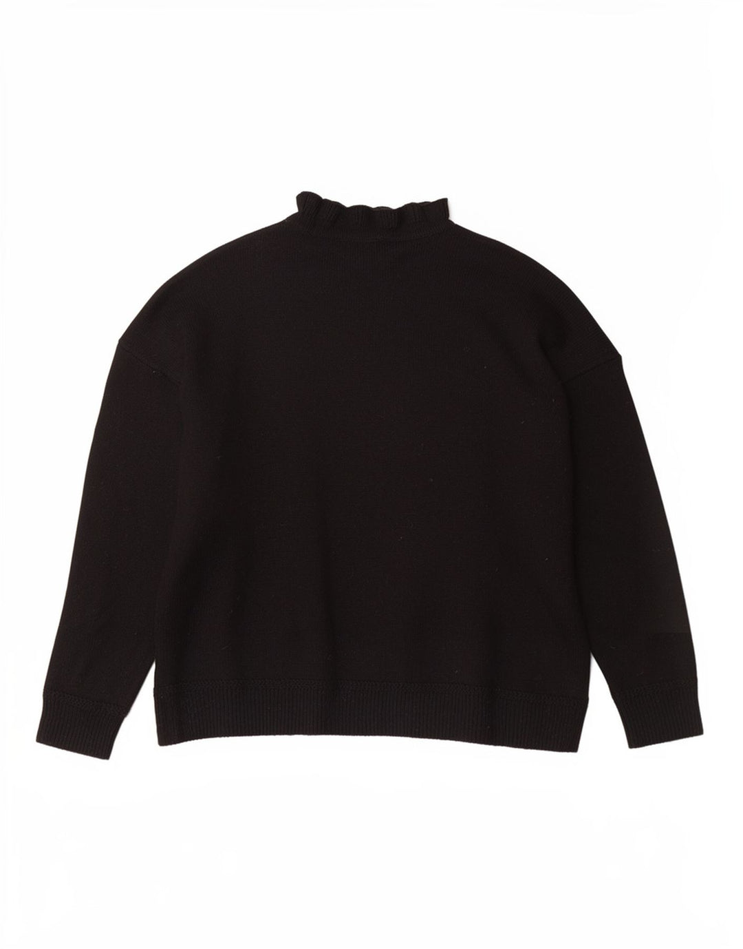 Marks & Spencer Dame Turtle Neck Jumper Sweater UK 16 Large Black