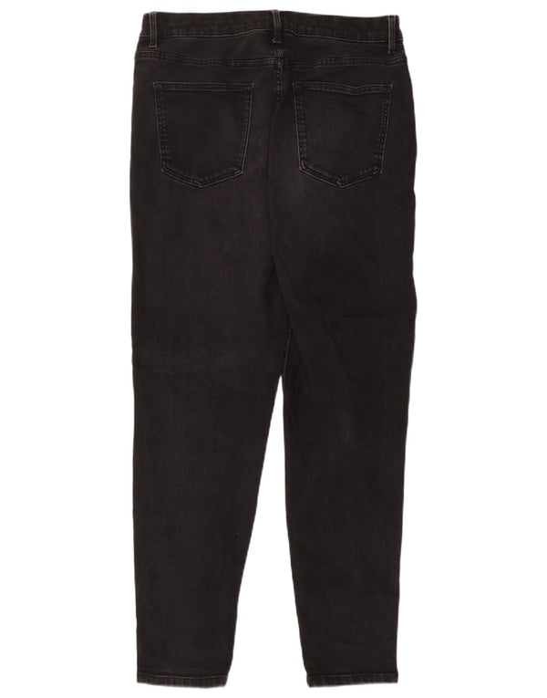 Marks & Spencer Dame Skinny Jeans UK 14 Large W32 L28 Sort Bomuld