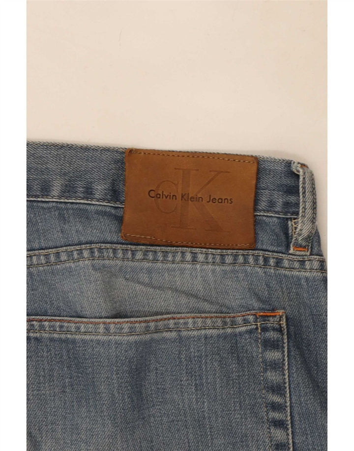 Calvin Klein Herre Bootcut Jeans W32 L33 Blå
