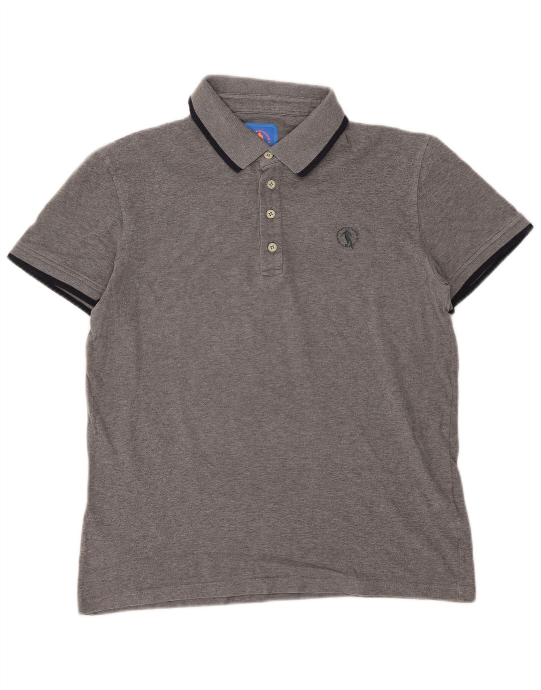 Bikkembergs Herre Polo Shirt Stor Grå Bomuld