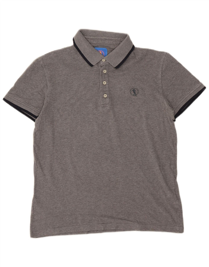 Bikkembergs Herre Polo Shirt Stor Grå Bomuld