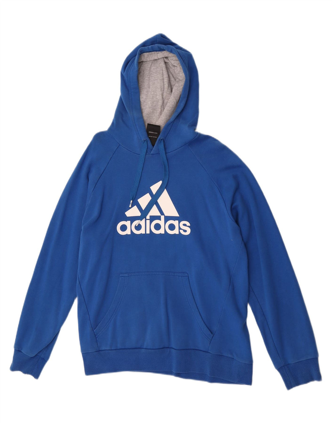 Adidas Grafisk hættetrøje til mænd mellemblå bomuld