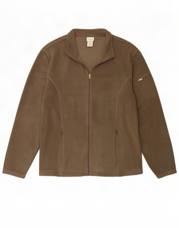 L.L.Bean Fleecejakke til kvinder UK 14 Medium Beige