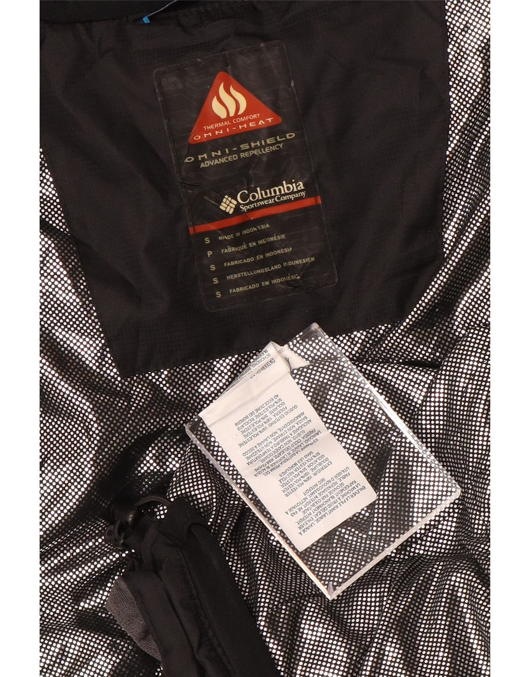 COLUMBIA Womens Omni-Shield Polstret Gilet UK 10 Small Black Colourblock