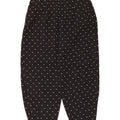 Zara Dame Harem Bukser Small W26 L26 Sort Polka Dot