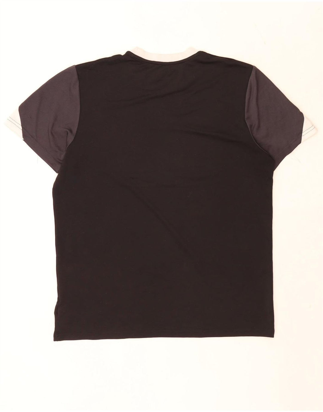 Umbro Herre T-Shirt Top Stor Sort Colourblock Polyester