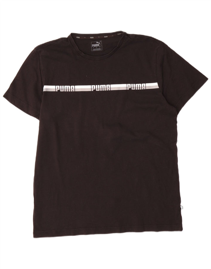 Puma Herre Grafisk T-Shirt Top Stor Sort