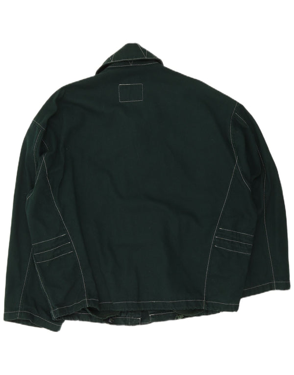 Egemony Herre Graphic Utility Jacket UK 42 XL Grøn Polyester