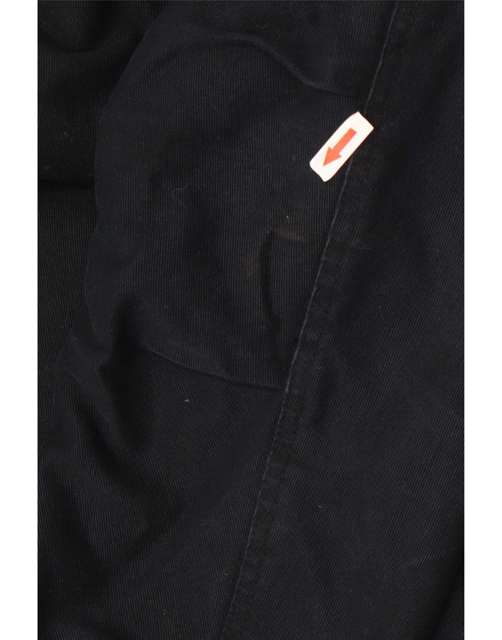 Carhartt Herre Hooded Parka Jacket UK 38 Medium Black Bomuld