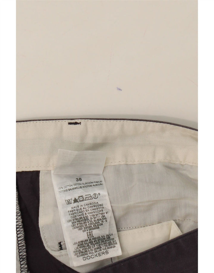 DOCKERS Mens Chino Shorts W38 XL Navy Blue Cotton Vintage Dockers and Second-Hand Dockers from Messina Hembry 